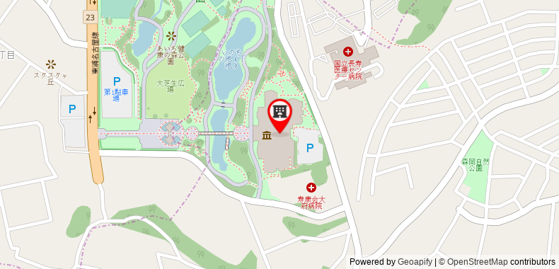 Bản đồ đến Khách sạn Aichi Kenko Plaza