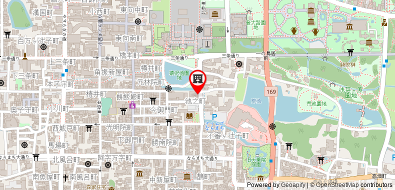 在地图上查看奈良縣遊客交流館 & 住宿中心