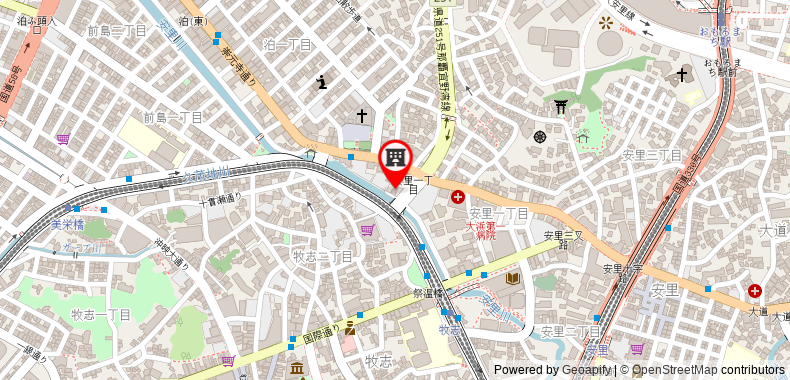 Bản đồ đến Popular area 1 Room [301] Kokusai Street!