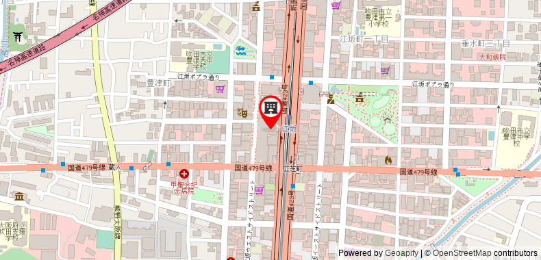 Bản đồ đến Khách sạn Shin-Osaka Esaka Tokyu REI