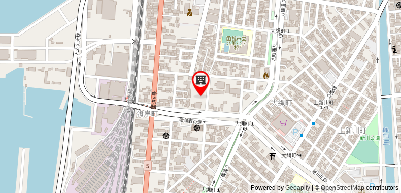 在地图上查看60平方米3臥室公寓 (北杜) - 有1間私人浴室