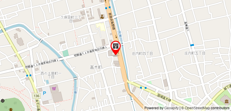 Bản đồ đến Khách sạn Super Niihama