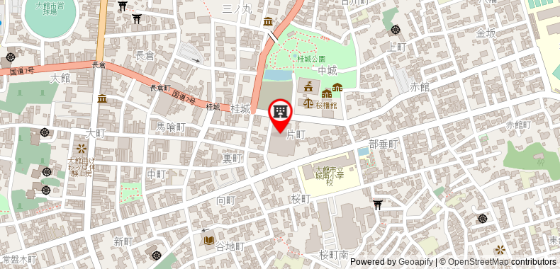 Bản đồ đến Khách sạn Crown Palais Shuhoku