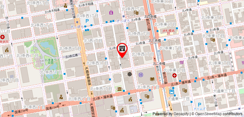Nest Hotel Sapporo Ekimae on maps
