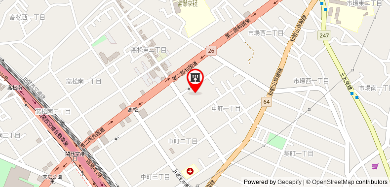 Bản đồ đến Khách sạn Kansai Airport Spa Garden Palace