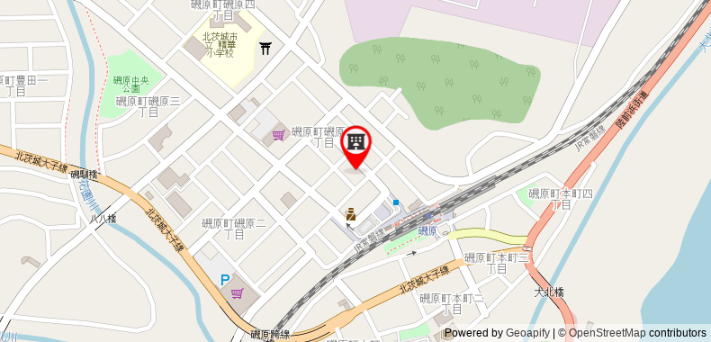 Bản đồ đến Khách sạn Areaone Kitaibaraki