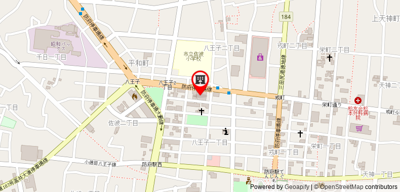Bản đồ đến Khách sạn APA Yamaguchi-Hofu