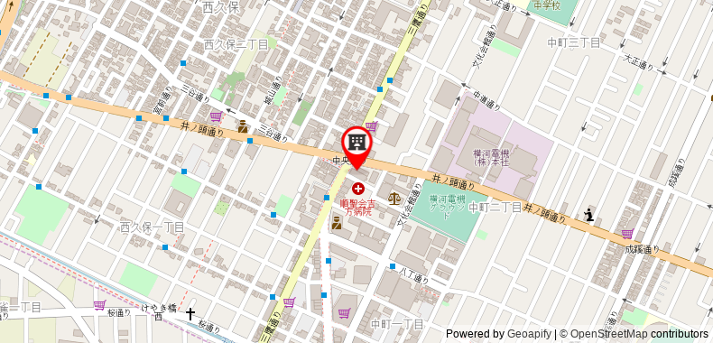 Bản đồ đến Khách sạn Richmond Tokyo Musashino