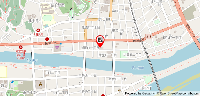 Bản đồ đến Khách sạn OYO Active Nobeoka