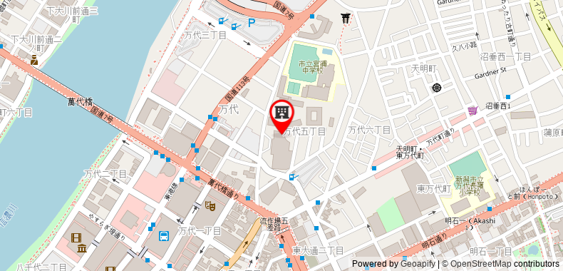 Bản đồ đến ANA Crowne Plaza Niigata