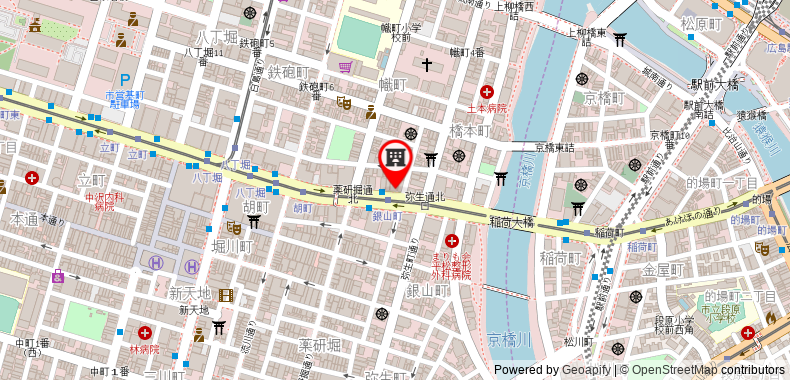 在地图上查看膠囊酒店CUBE廣島