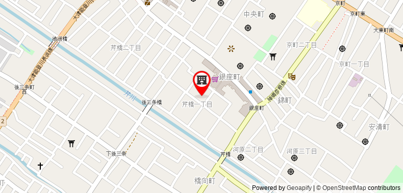 Bản đồ đến Hikone Guest House Muga