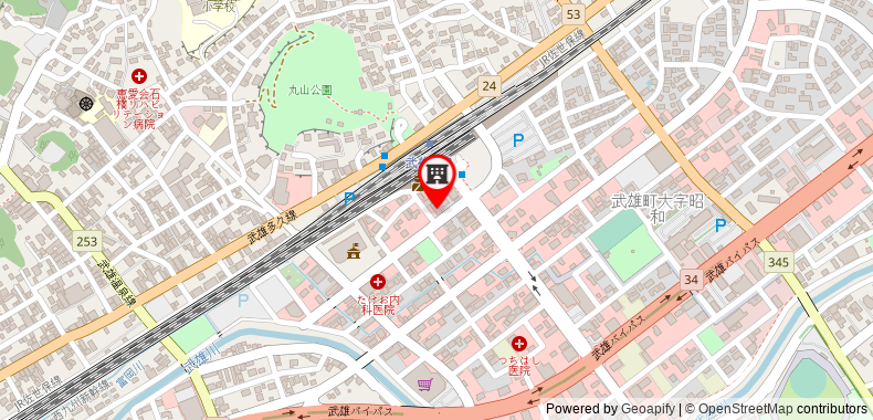 Central Hotel Takeo on maps