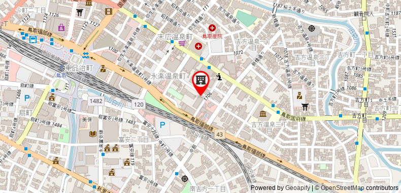 Bản đồ đến Khách sạn Monarque Tottori
