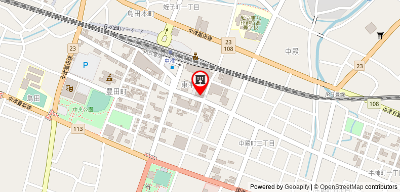 Bản đồ đến Khách sạn Grand Plaza Nakatsu