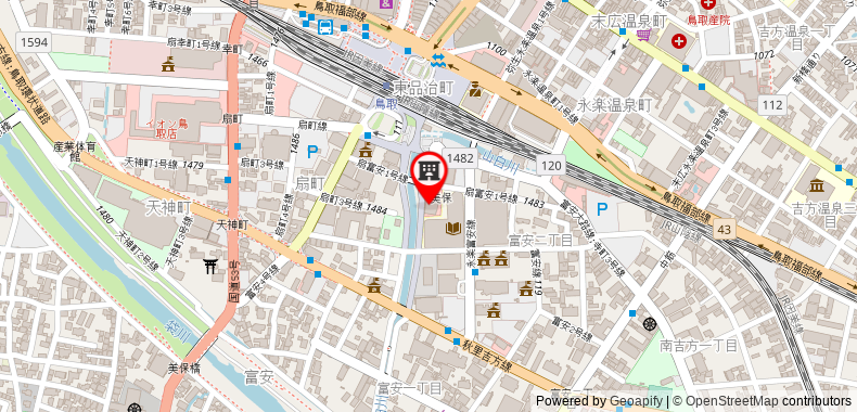 Bản đồ đến Khách sạn APA Tottori-Ekimae