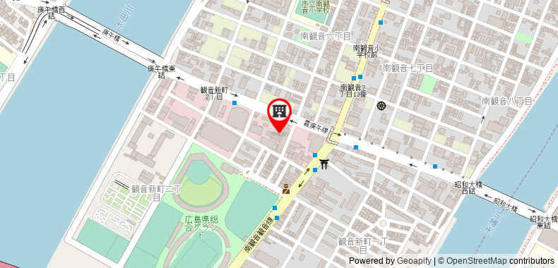 Hiroshima Diamond Hotel on maps