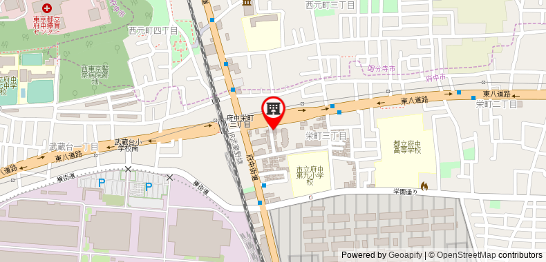 Bản đồ đến Khách sạn Livemax BUDGET Kita Fuchu