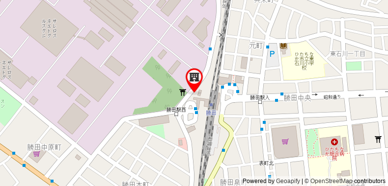 在地图上查看勝田站西生活酒店