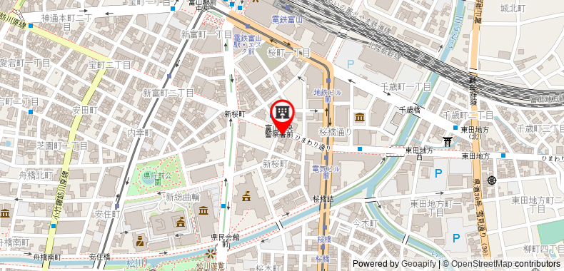 Bản đồ đến Khách sạn LiveMax Toyama