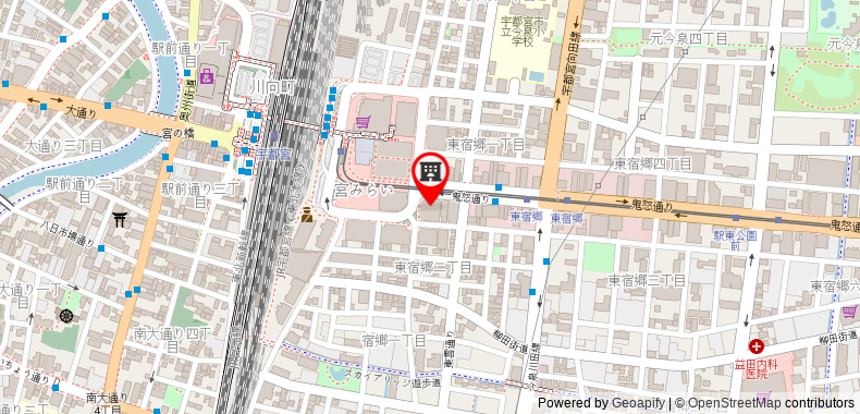 HOTEL MYSTAYS Utsunomiya on maps