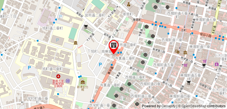 在地图上查看APA Hotel (Niigata Higashinakadori)