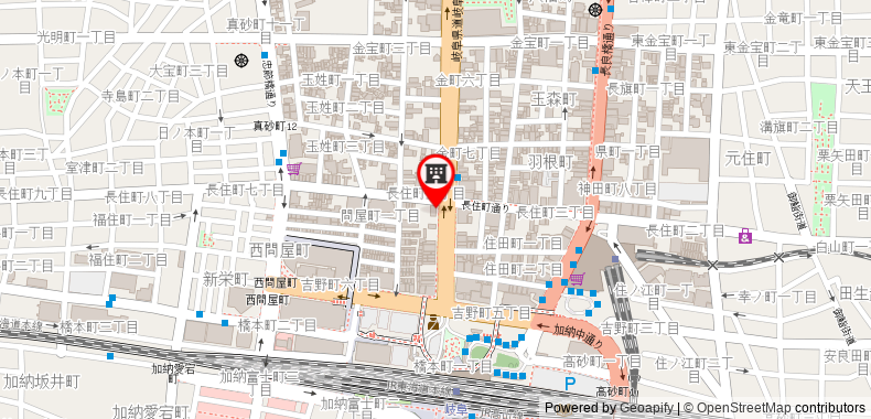 Bản đồ đến Khách sạn Livemax Gifu-ekimae
