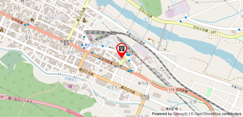Bản đồ đến Khách sạn Nikko Station Classic