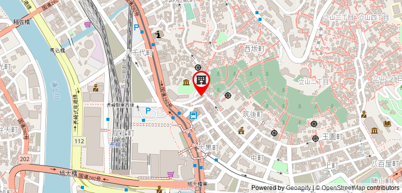 ROUTE - Cafe and Petit Hostel on maps