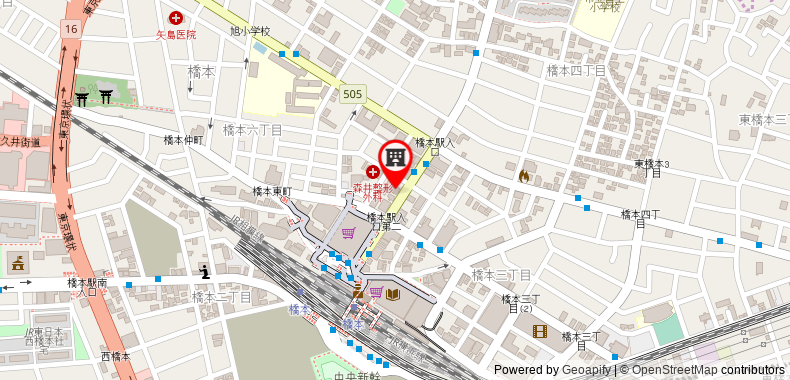 在地图上查看APA酒店 - 相模原橋本站前