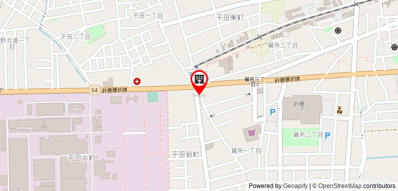 Bản đồ đến Khách sạn Suzuka Storia