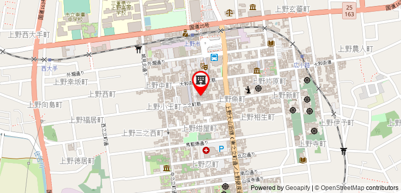 在地图上查看上野Iga酒店