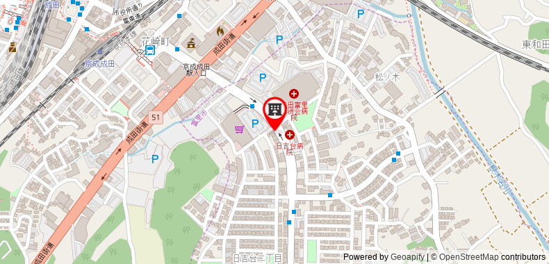 Daruma Guesthouse Narita on maps