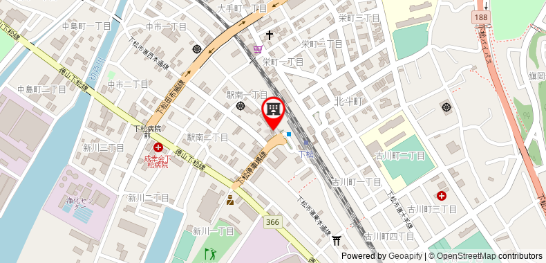 Business Hotel Kudamatsu on maps