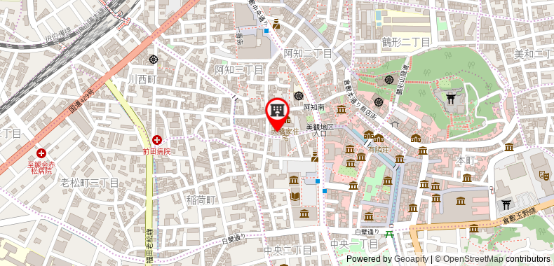 Bản đồ đến Khách sạn Kurashiki Royal Art