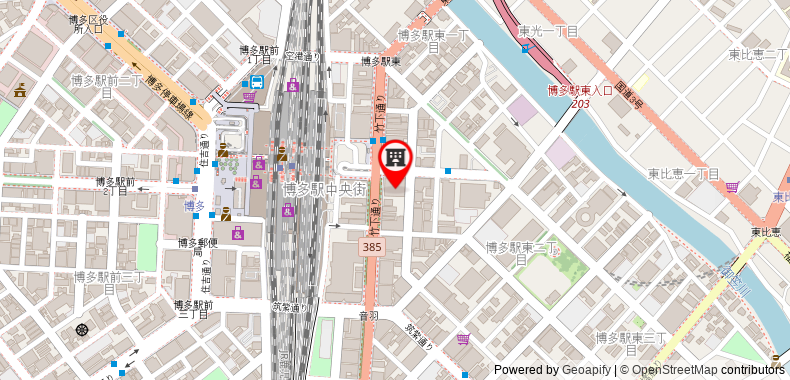 Miyako Hotel Hakata on maps