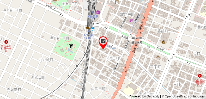 Bản đồ đến Khách sạn Yokkaichi City Annex