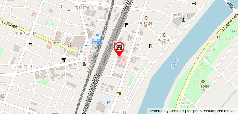 Bản đồ đến Khách sạn Comfort Kitakami