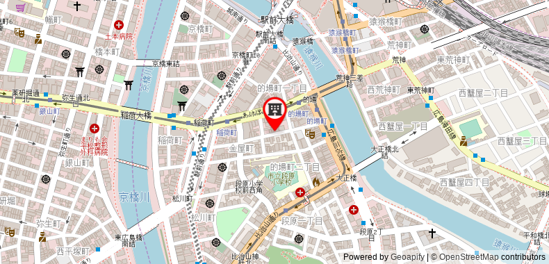 在地图上查看K's House廣島 - 背包客旅館