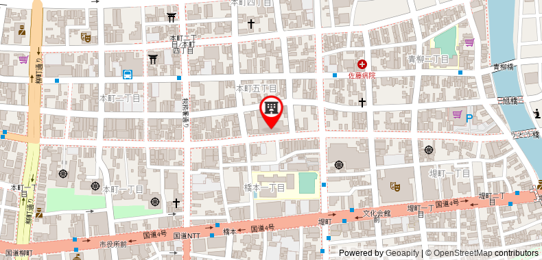 Bản đồ đến Khách sạn Crown Palais Aomori
