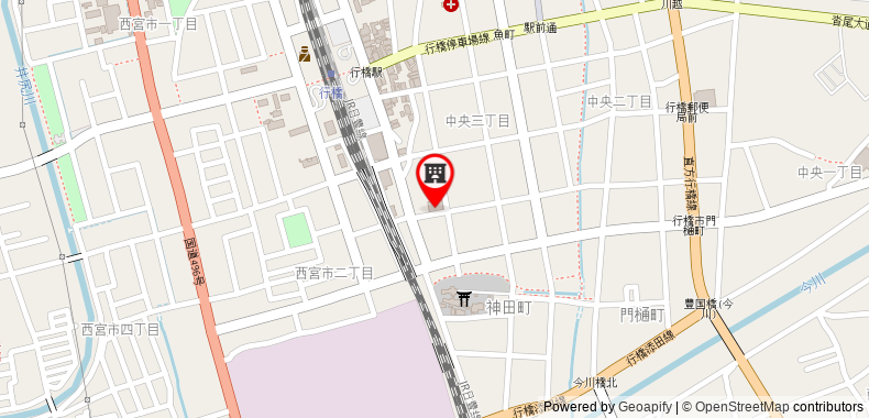 在地图上查看APA Hotel (Fukuoka Yukuhashi Ekimae)
