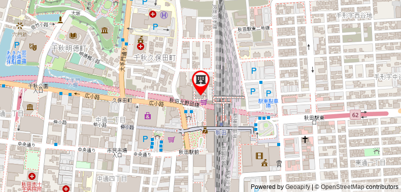 Hotel Metropolitan Akita on maps