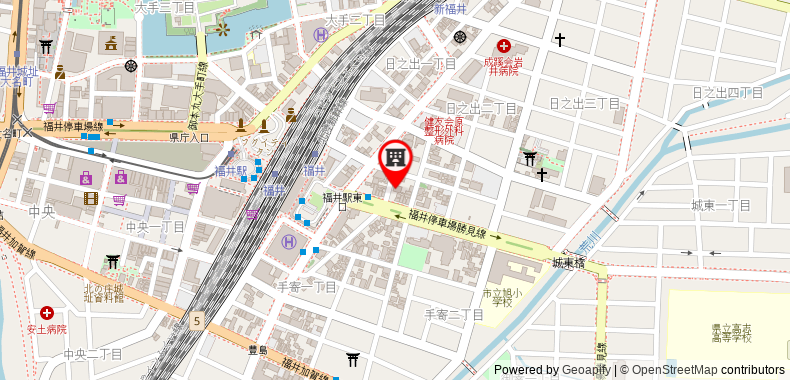 Bản đồ đến Khách sạn Centurion Villa Suite Fukui Station
