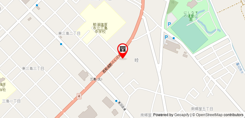 Bản đồ đến Khách sạn Route Inn Nishinasuno