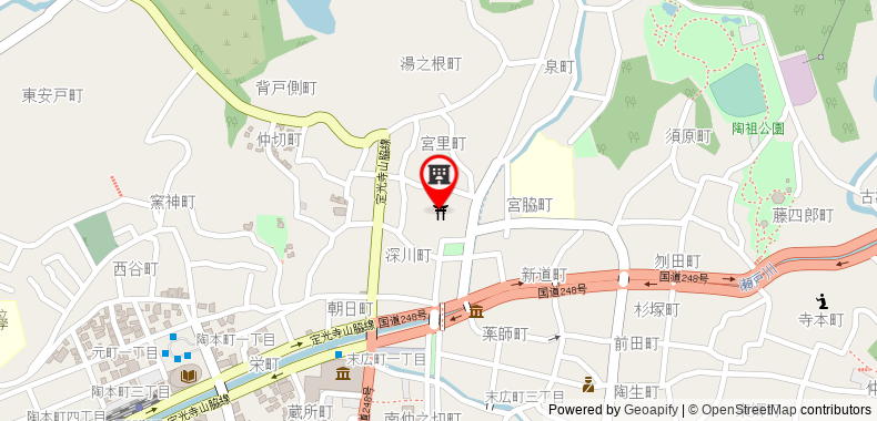 Bản đồ đến Khách sạn Seto Park