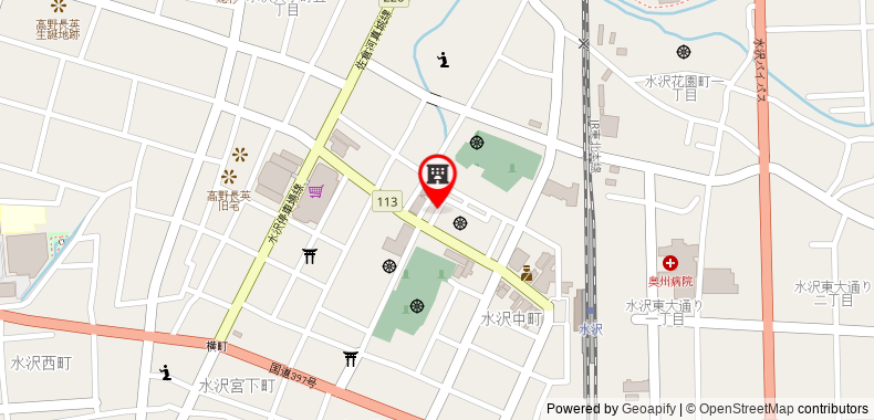 Bản đồ đến Khách sạn Mizusawa Kita