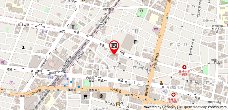 Bản đồ đến Khách sạn Leopalace Nagoya