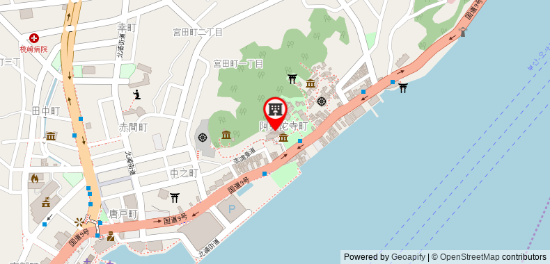 Bản đồ đến Khách sạn Shunpanro