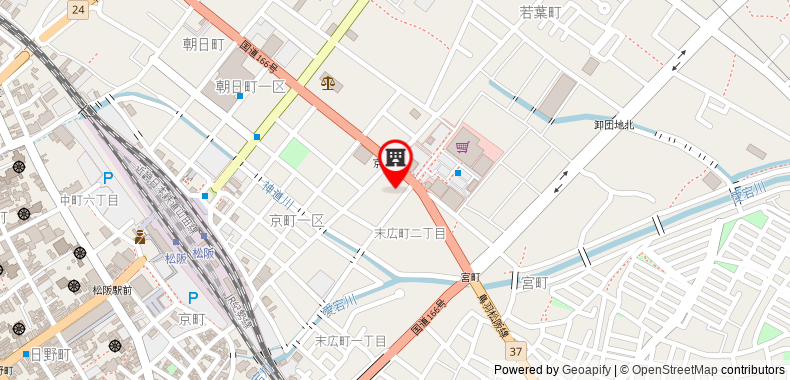 Bản đồ đến Khách sạn Route Inn Matsusaka Ekihigashi