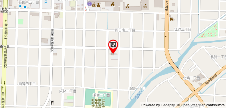 Bản đồ đến Khách sạn Route Inn Gifukencho Minami